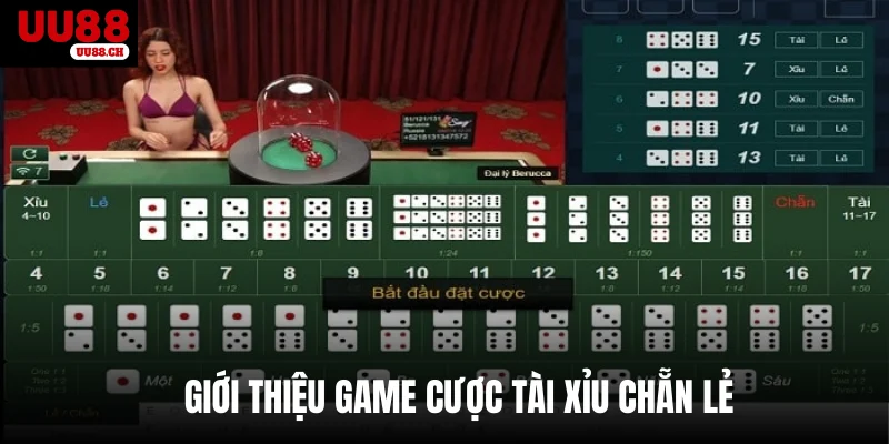 Giới thiệu game cược Tài xỉu chẵn lẻ 